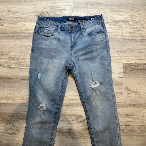 💝Buffalo Jess Rip & Repair Mid-Rise Skinny Women's Jean Size 4 / 27 - Picture 2 of 15